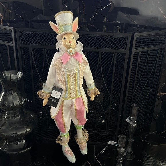 Katherine's Collection Other - Katherine’s Collection Holiday Easter Mr. Bunny 35” Figurine on a Stand